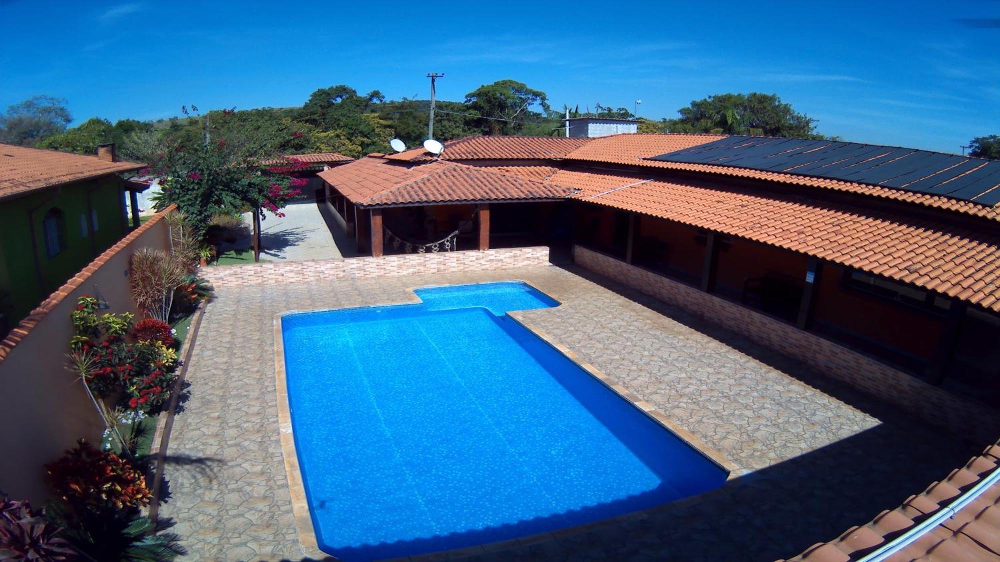 Chacara Bella Vida Com Piscina Churrasqueira Salao De Festas Fogao A Lenha Quadra Арасарігуама Екстер'єр фото